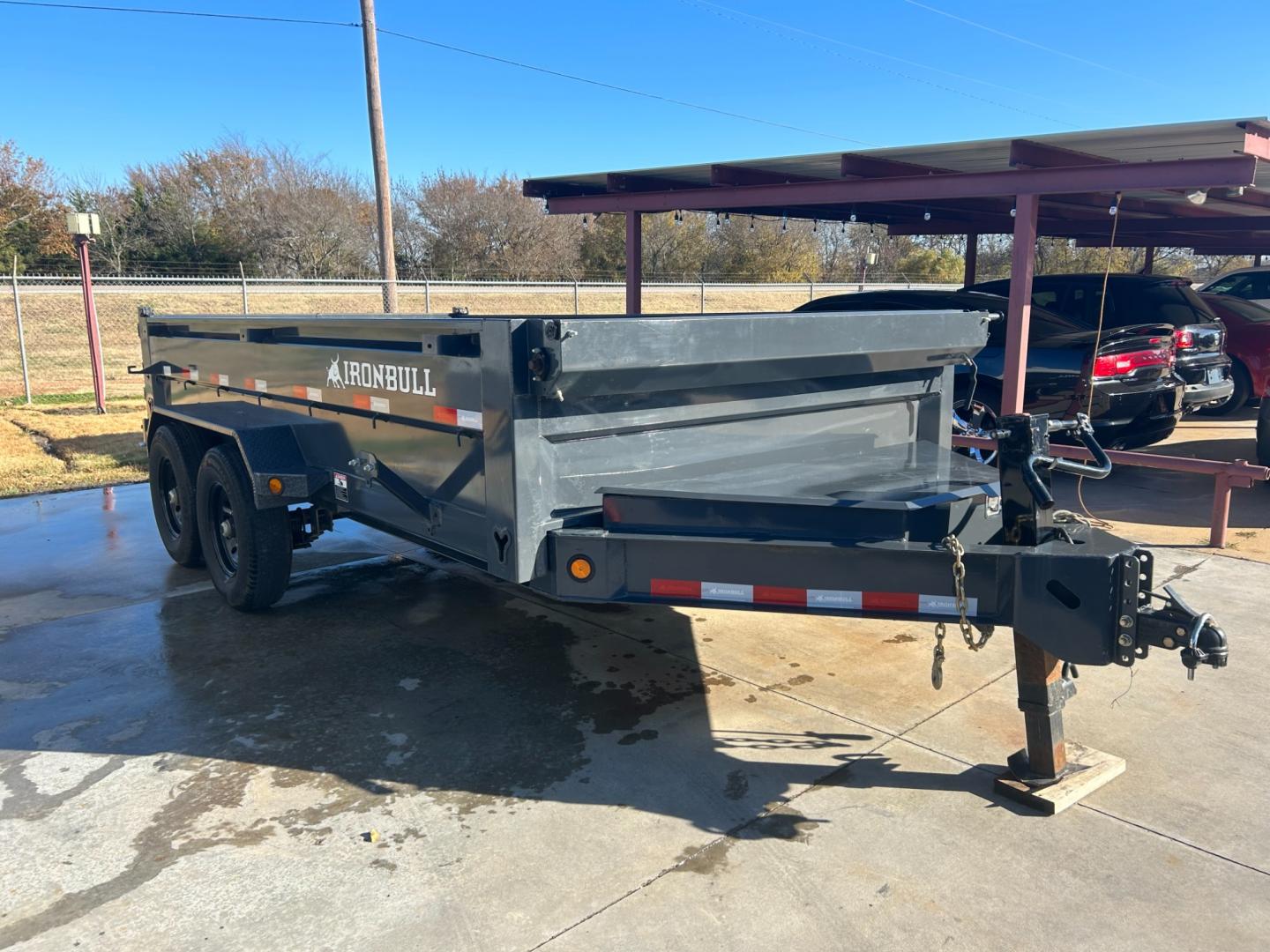 2022 BLACK /BLACK IRONBULL DUMP TRAILER DUMPBED (50HDB1420N1) , located at 17760 Hwy 62, Morris, OK, 74445, 35.609104, -95.877060 - 2022 NORSTAR IRONBULL DUMP 7X14 HAS 8” I-BEAM FRAME, AN SUPERSIZED LOCKING FRONT TOOLBOX, STANDARD 10k JACK, TARP, D-RINGS, Y-HOOKS, 7k ELECTRIC BREAK AXLES, 5/16 CYLINDER SCISSOR HOISTS IT WILL BE SOLD WITH A BILL OF SALE $9,500 CALL RUSS OR JONA AT 918-733-4887 - Photo#1